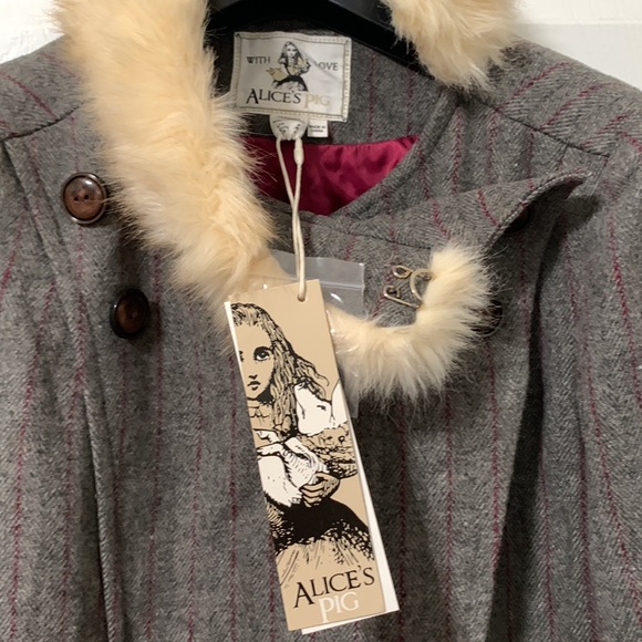 NWT Alice’s Pig Vintage Inspired Coat - Picture 5 of 7